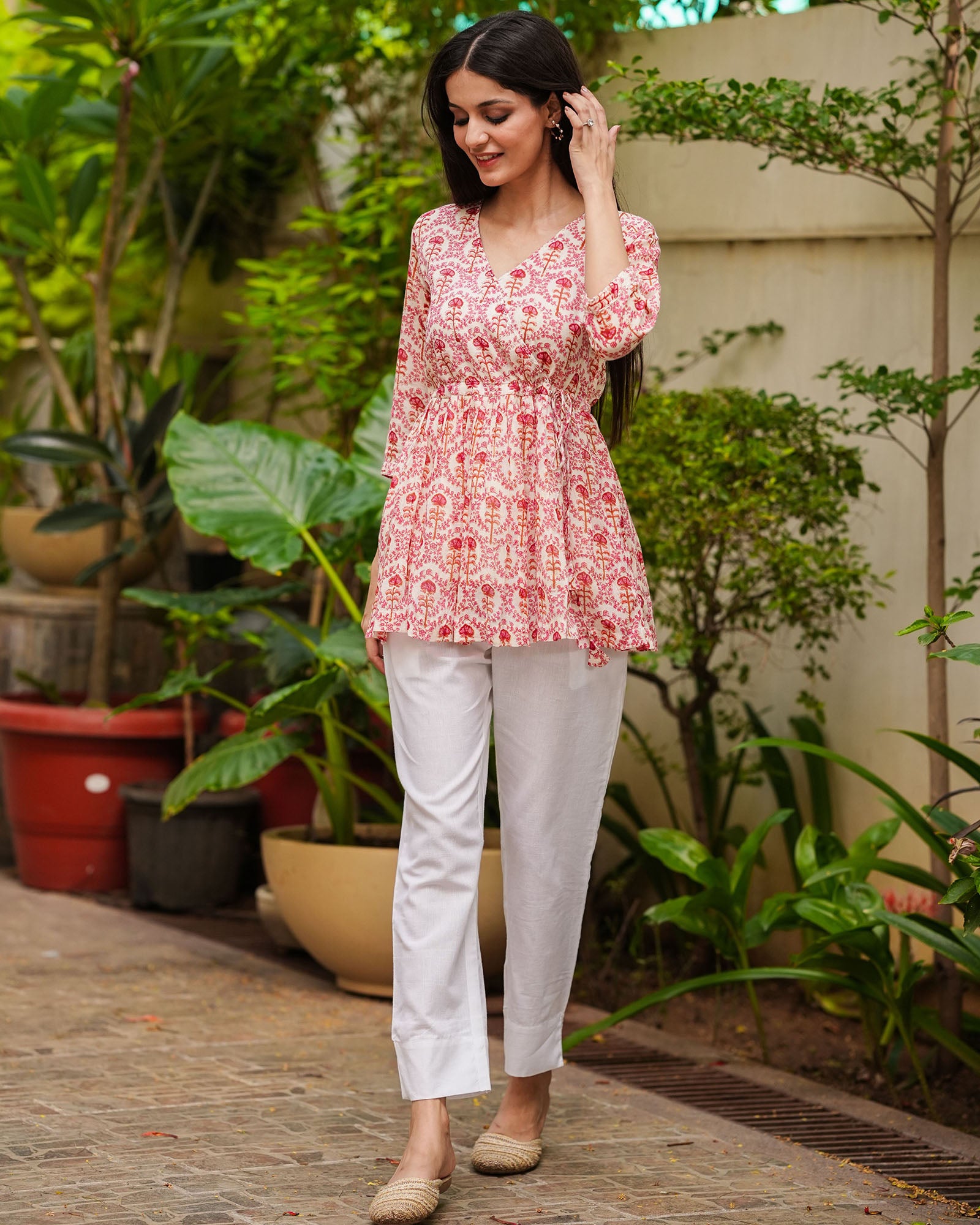 Cotton short kurti best sale